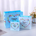 Wholesale Luxury Mini and Large Wedding Thank You Gift Bags 100% Paper Brown Pink with Logo Print Boxed Folders for Parties