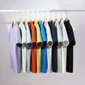 Summer Fashionable Knitted Men's T-Shirt Casual Men's Short Sleeve T-Shirt Solid Color Loose Fit Men's Polo Shirt MegaBDM
