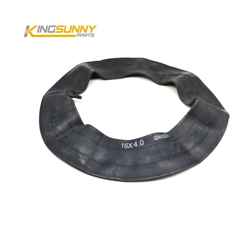 Electric BicycleParts 16X4.0 Inflatable Inner Tube for Ebike Tire Rubber Wheel with Straight Valve Replacement Accessory