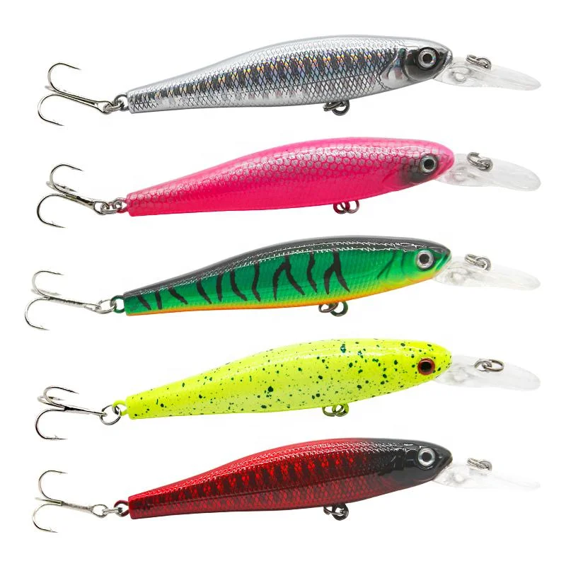 2026 New 9.5cm 7g 5 Colors High Quality Hard Plastic Sinking Minnow Lure MegaBDM