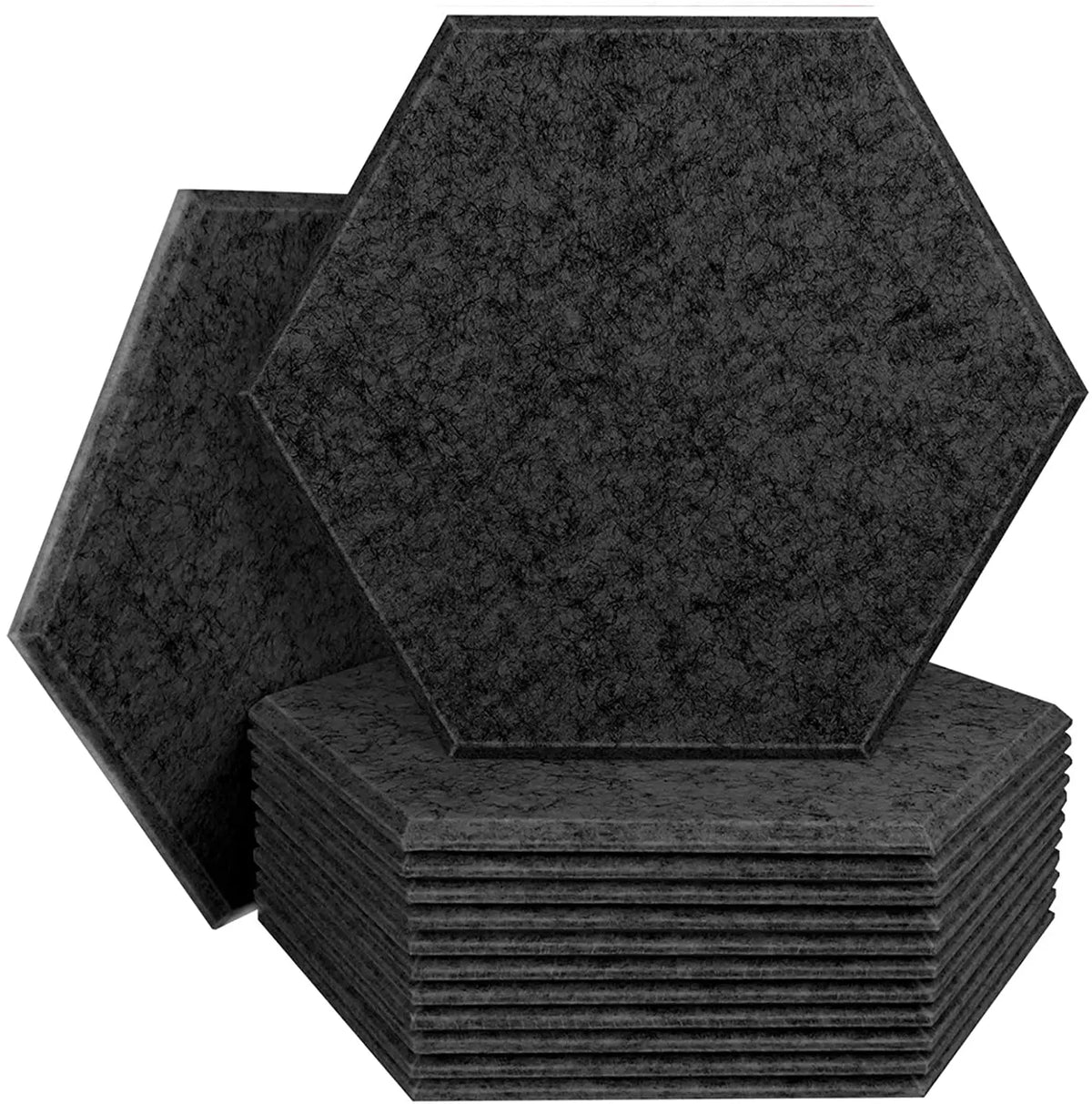 Custom Recycled Polyester Fiber Hexagon Acoustic Wall Panel Sound Insulation PET Felt Hexagon Acoustic Panels MegaBDM