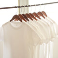 China Bangladesh Factory Price OEM Customized Logo Embroidery 200g Pure Cotton Unisex Loose Fit Solid White Crew Neck T Shirt