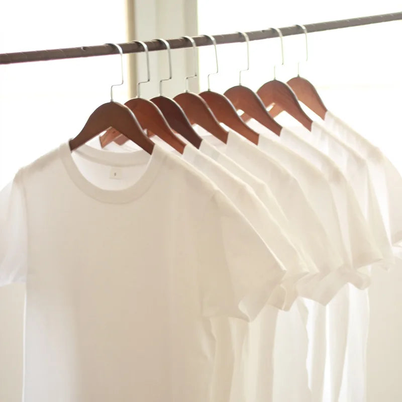 China Bangladesh Factory Price OEM Customized Logo Embroidery 200g Pure Cotton Unisex Loose Fit Solid White Crew Neck T Shirt