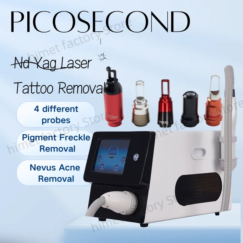 HOT Pico Second Q Switched 532nm755nm 1064nm 1320 nmNd Yag Laser Tattoo Removal Machine Pico Laser Beauty Equipment