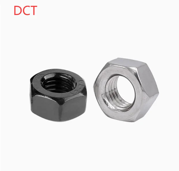 304 Stainless Steel Hex Nut Zinc-Plated External Hex Nut Locking Screw Nut