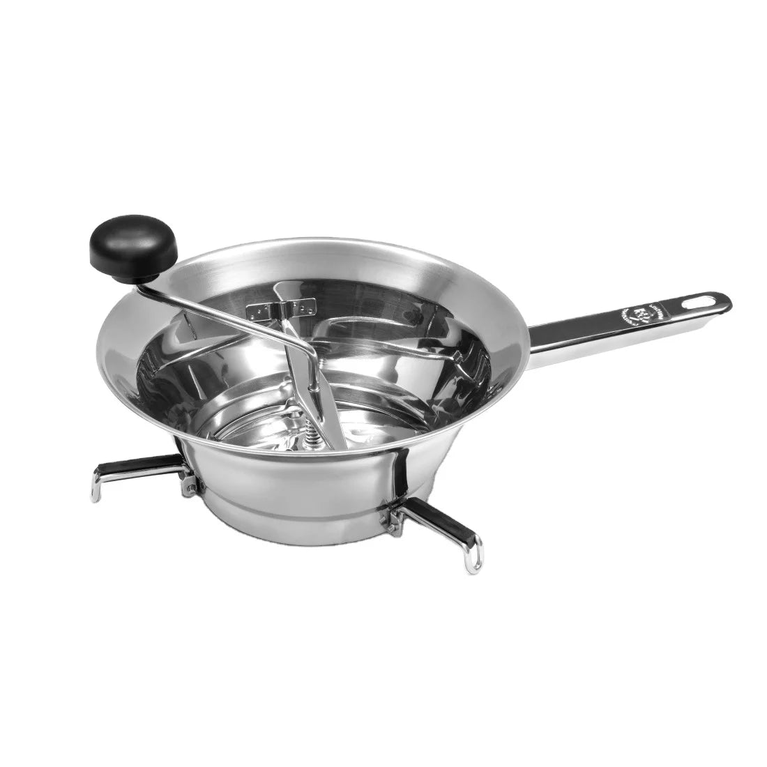 Hot Selling Tomatto PV216 26 cm Stainless Steel AISI304 18/10 Mirror Polished Manual Food Mill Dishwasher Safe Fruits Vegetables