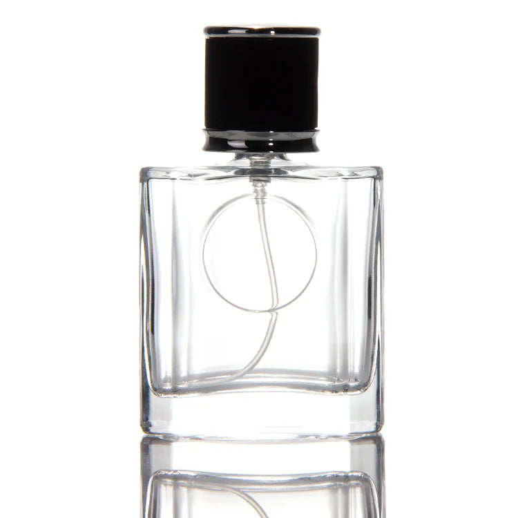 Hot Selling Perfume Refill Bottle Perfume Spray Bottles 50ml Luxury Square Beautiful Refillable Perfume Bottle