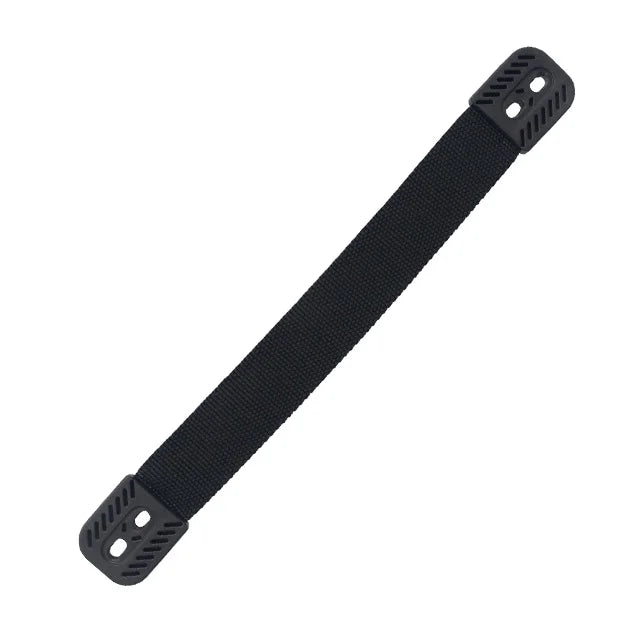 Professional PP Webbing Handle with Plastic Mounting Cap Black Strap for Travel Luggage Bags High Quality Durable Replacement