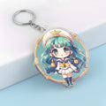 Custom Acrylic Keychain Making Acrylic Keychain and Glitter Epoxy Resin Holographic Keychain