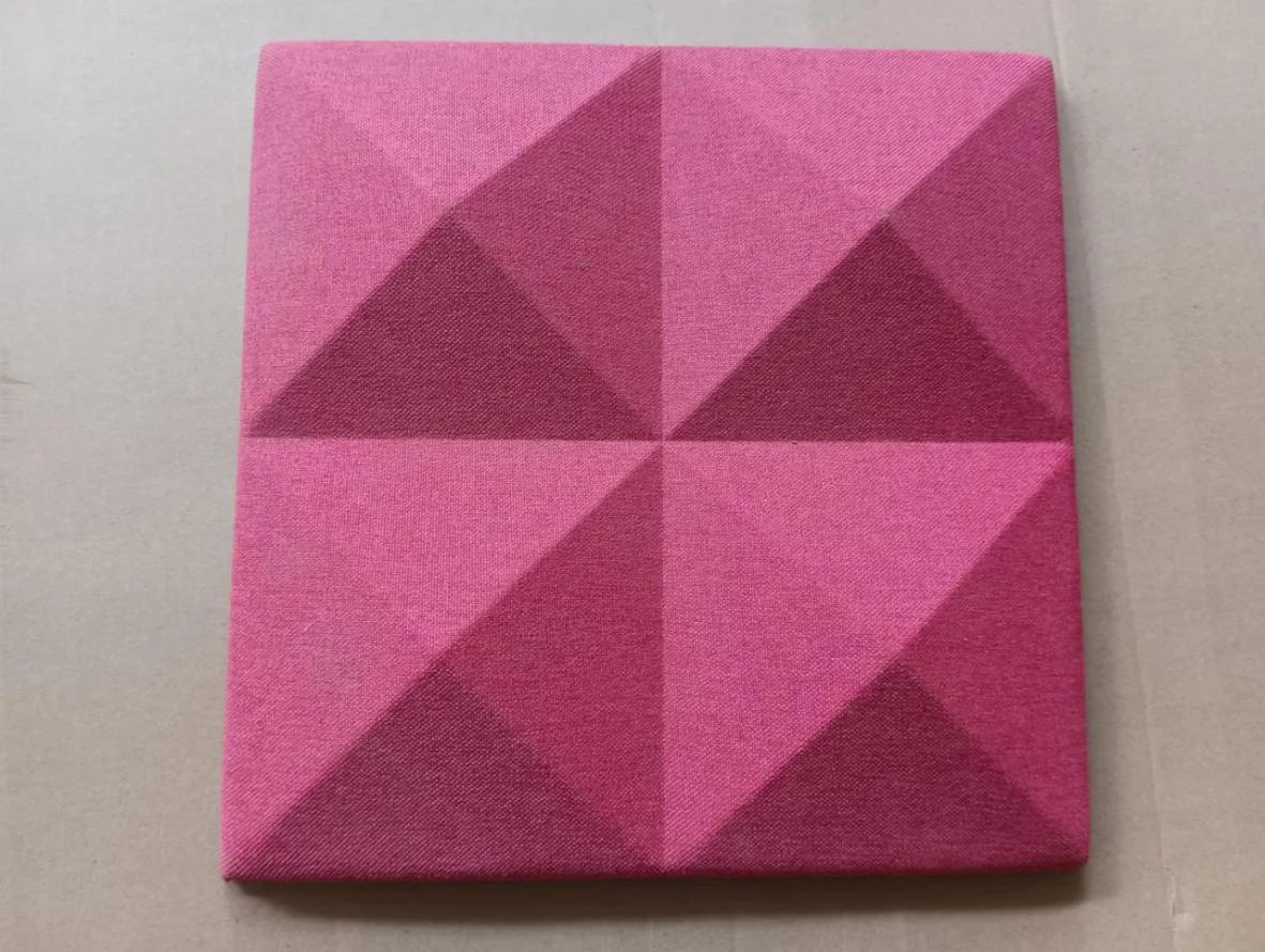 Sound Insulation Formed 3D Polyester Fiber Acoustic Panels 3D Molded PET Felt Acoustic Tiles