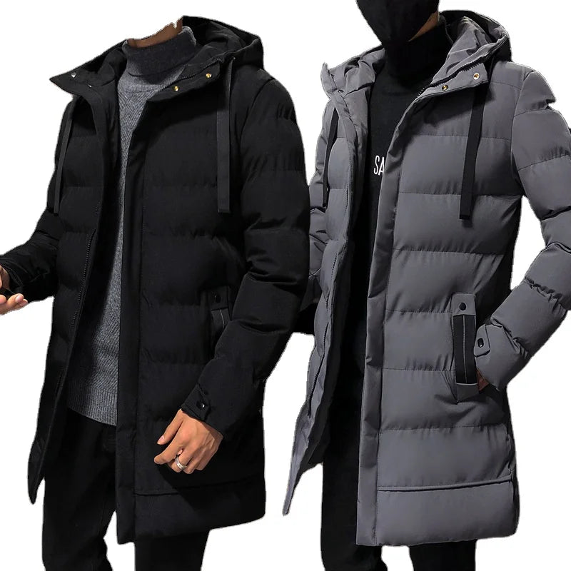 Bangladesh China Factory Price Custom Logo Embroidery Cotton-padded Coat Thickened Casual Warm Cotton-padded Hooded Jacket