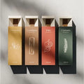 Eco-Friendly Luxury Drawer Slide Incense Paper Box Luxury Scented Pen Jewelry Ring Candle Drawer Box Packaging Matt Lamination MegaBDM