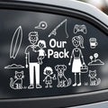 Customized Cartoon Home Decorative Window Stickers for Cars MegaBDM