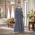 2025 Loriya Premium Nida Abaya Dress for Women Modest Islamic Clothing Latest Wholesale Abaya Muslim Dress for Summer and Autumn