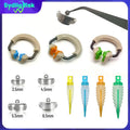 Dental Matrix Bands NITI Metal Matrice Clamp Ring Sectional Contoured Matrix System Interdental Adaptive Composite Wedge Tweezer