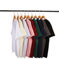 Bangladesh China Factory Price 200g Heavyweight Cotton Drop Shoulder T Shirt Solid Color Short Sleeve Crew Neck Unisex T Shirt
