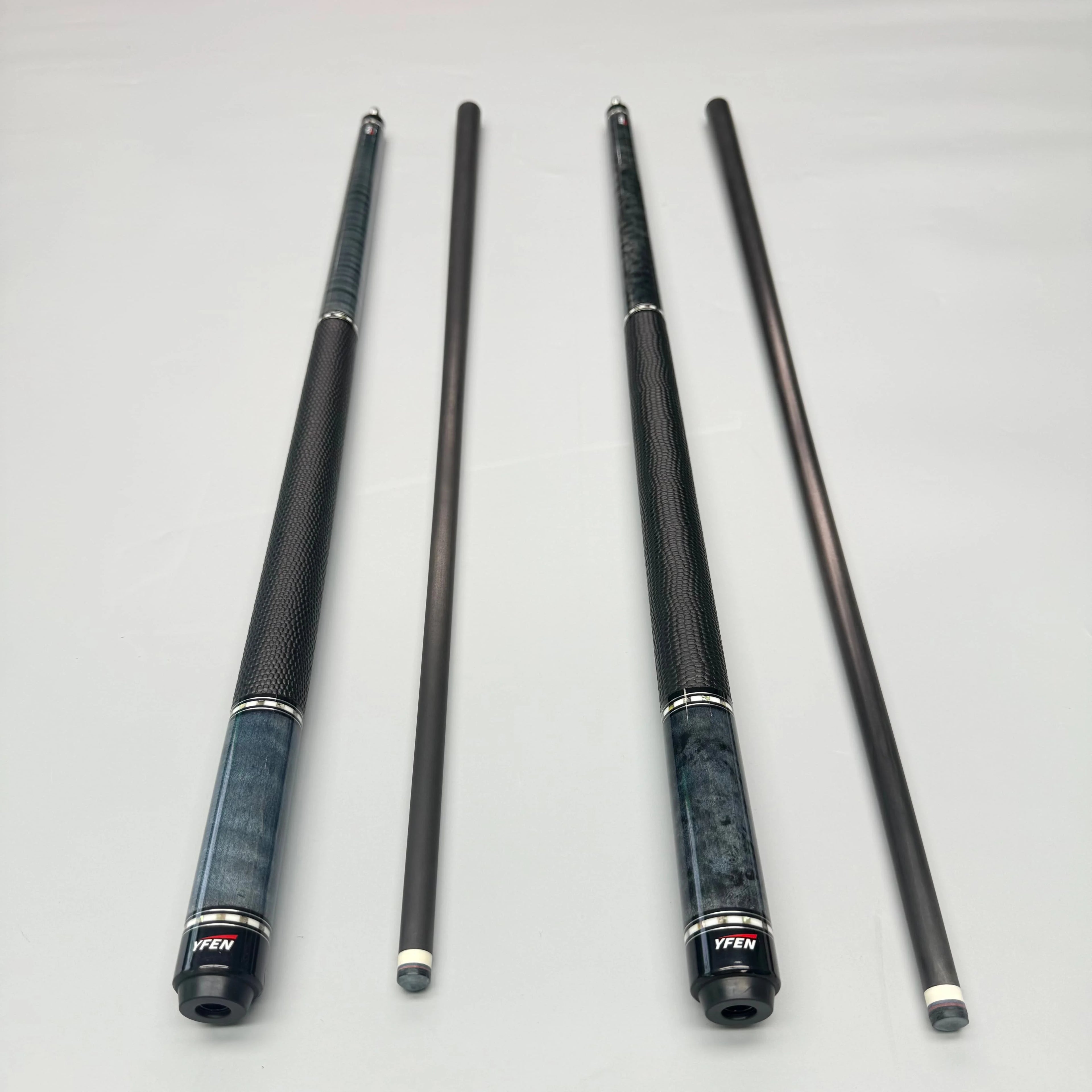 Yfen M13 M14 High Quality Premium Pool Cue Stick Durable Full Carbon Billiards Cue with 12.5mm Tip Center Joint Cues