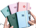 Wholesale Embossed Logo Waterproof Pu Leather Cover Mini Portable Pocket Business Custom Print Hardcover Diary Journal Notebooks