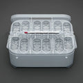 Portable 12-Cell PP Plastic Incubator Easy-to-Carry Unit with Accurate Temperature Measurement for Optimal Pet Incubation Box