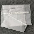 Recyclable Luxury Handle Shipping Bags Waterproof White Mailer Bag with Self-Adhesive for Clothes