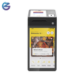 Compact Dual Screen POS with GPS WiFi 4G Connectivity and Thermal Printer Designed for Rapid Queue Management in Busy Outlets