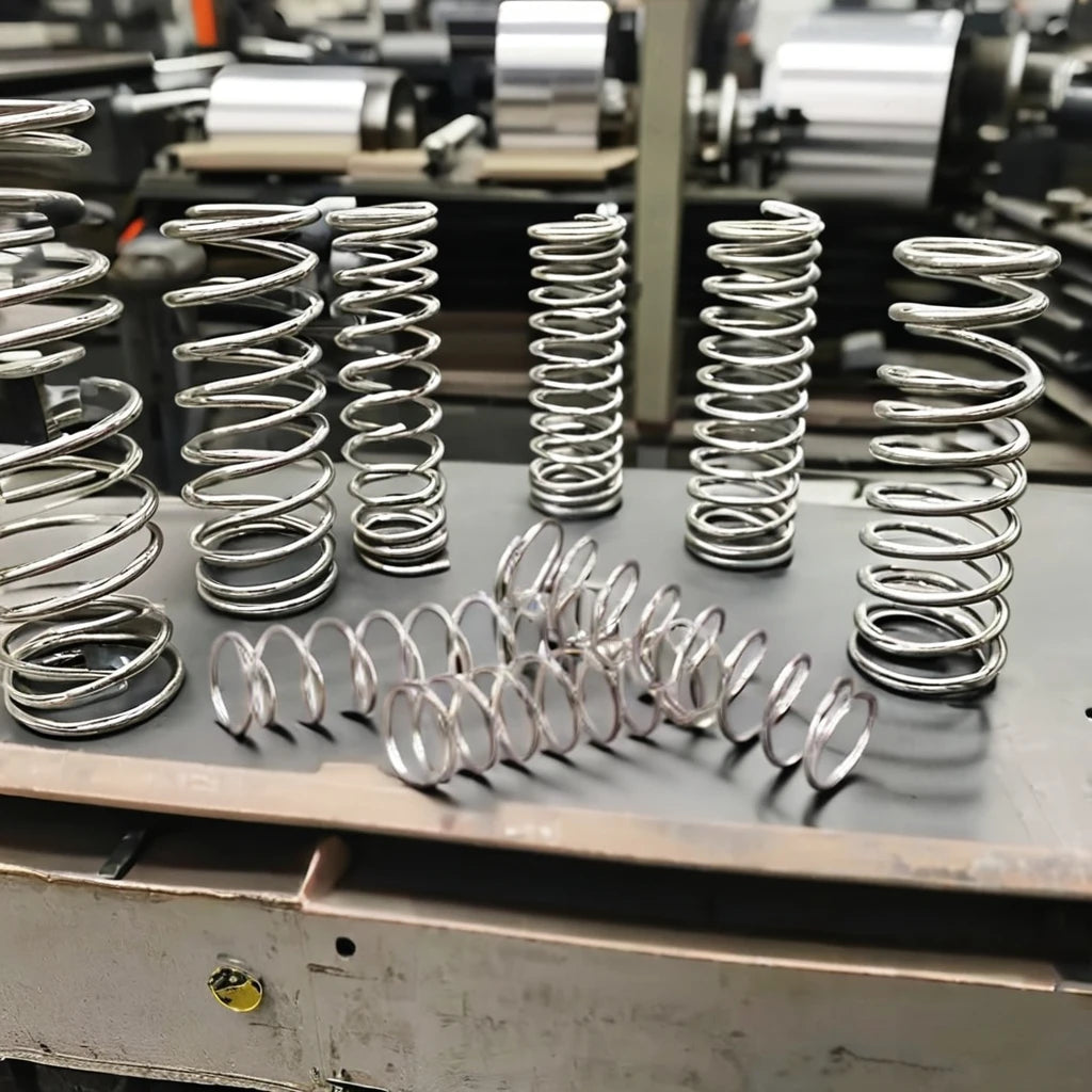 OEM Custom High-Grade Industrial Hardware Stainless Steel Spiral Spring Coil Sizes Factory Sale Zinc Surface Treatment ISO