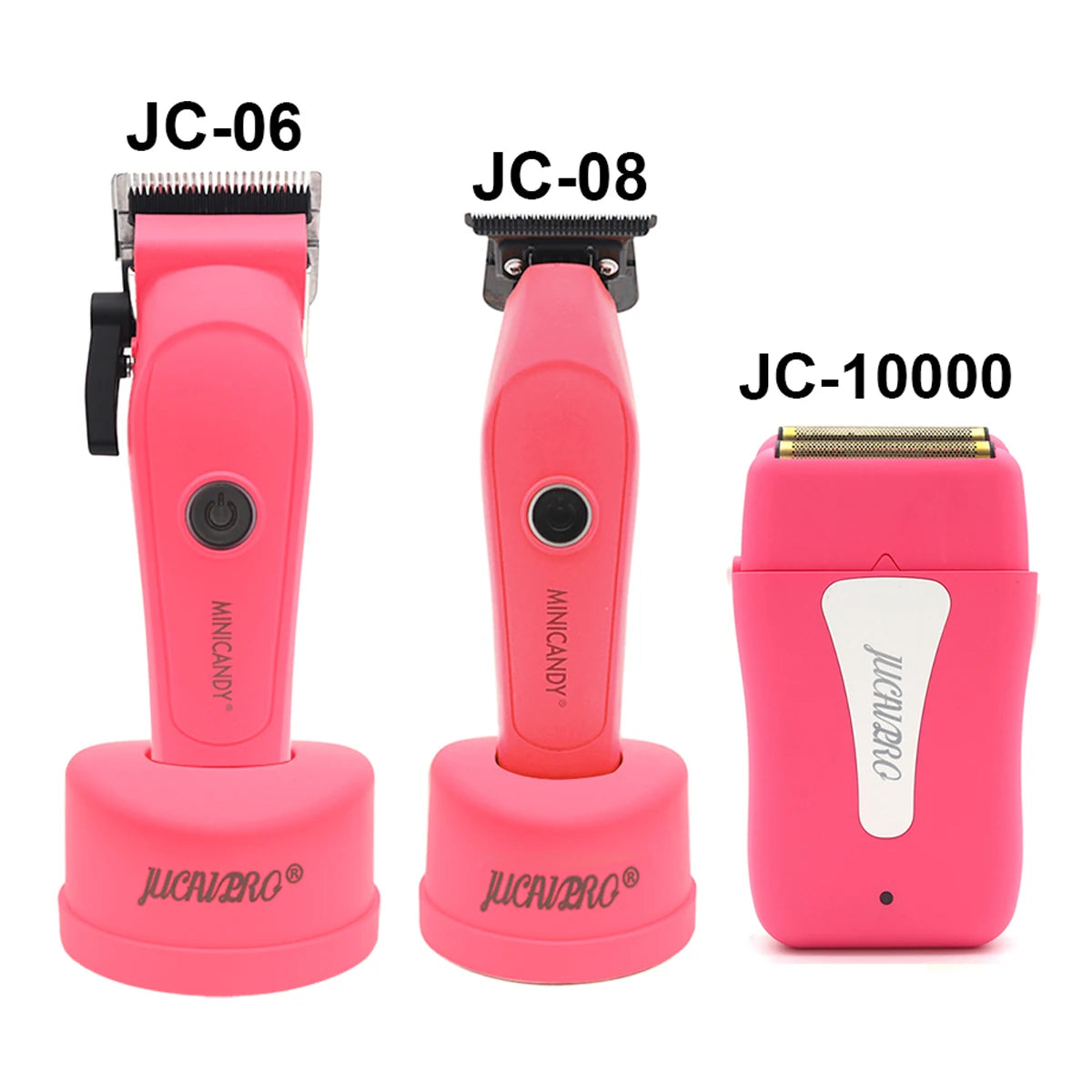 Professional Hair Clipper Kit for Men With Base Charger Brushless Motor 10000RPM Barber Hair Cutt Machines JUCAI MINICANDY
