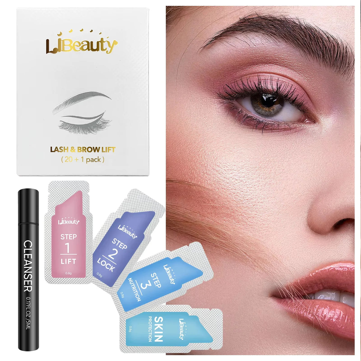 Wholesale Lash Lift and Eyebrow Laminate Kit Vegan Lash Lift Kit Professional Private Label Korean Lash Lift Sachet MegaBDM