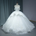 Jancember 9972 Modern Sweetheart Lace Embroidery Flower Wedding Dresses for 16 Girls