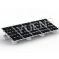 Low Price Tilted Semi Manual Flat Roof Triangle Solar Ground Panel Frames and Tracking Roof Mount Kit Mounting Systems MegaBDM