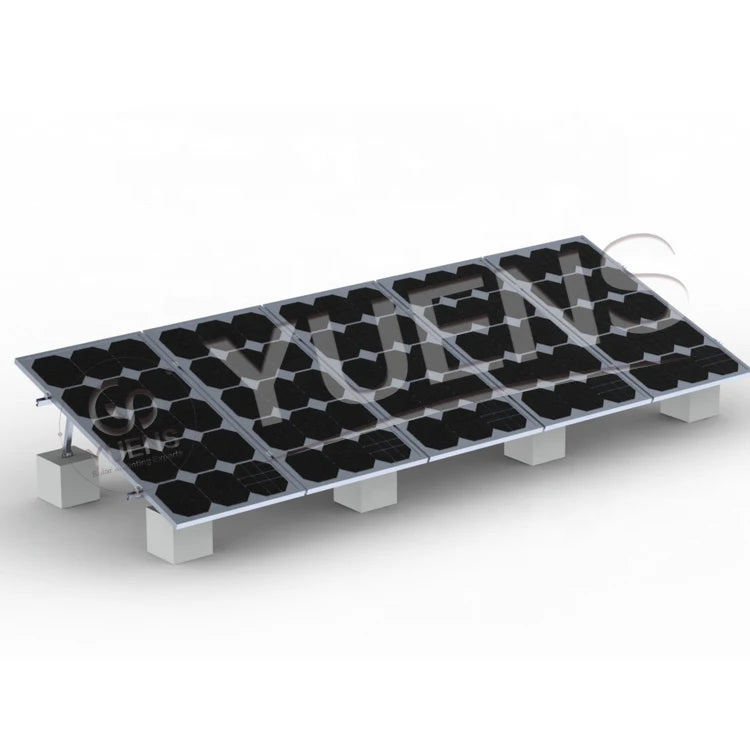 Low Price Tilted Semi Manual Flat Roof Triangle Solar Ground Panel Frames and Tracking Roof Mount Kit Mounting Systems MegaBDM