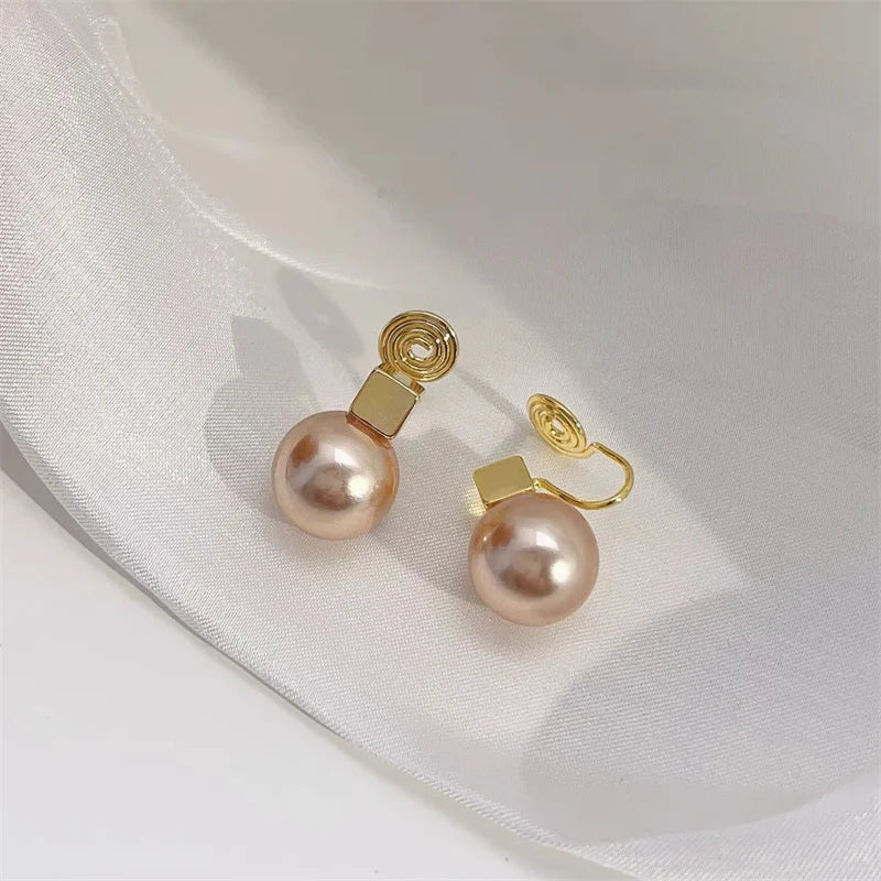 S925 Pure Silver Earrings New Niche and Unique Ear Hole Earrings