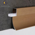 Led Light Profile Panel Skirt Board Strip Aluminum Skirting Baseboard With Led Light