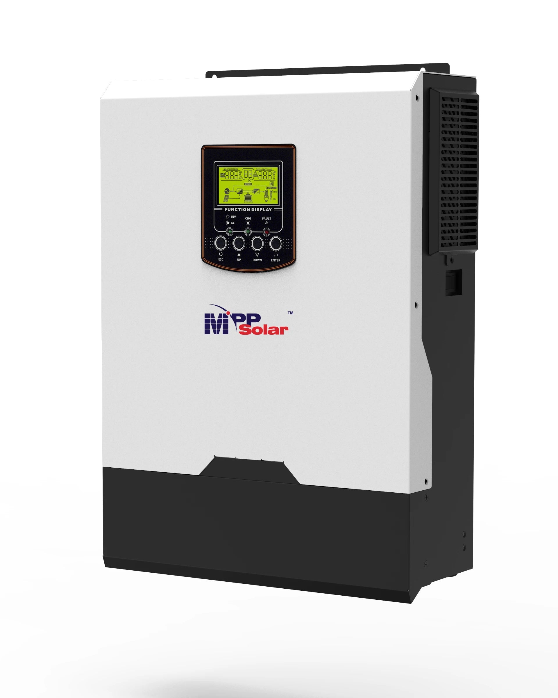 PIP3024GEW 3000W 24V 230V MPP Solar Inverter High PV Input 450V 100A 3KW Pure Sine Wave AC Charger 100% Optio WiFi Single Phase