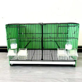 Electroplated Wire Bird Cage Small Pet Cages & Houses Bird Breeding Cages for Birds Canarys Jaulas Para Pajaros with Pulley