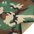 US M81 Woodland Camouflage 500D/1050D Laminated Ranger Green Squadron Fabric Woven Nylon Cordura Laser Cut PU Molle Bags