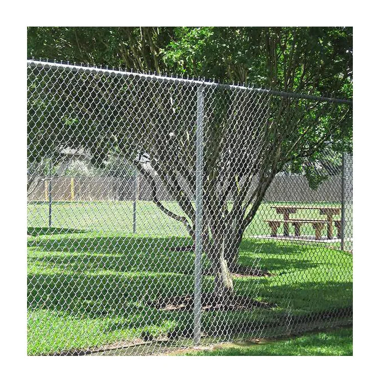 Simple Twist Rhomboid Mesh Wire Fence Durable Chain Link Chain Link for Outdoor Spaces