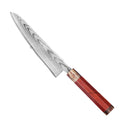 Kitchen Chef Sets Carbon Steel Santoku Nakiri Utility Paring Natural Cuibourtia Wood Handle High-Polish Finish