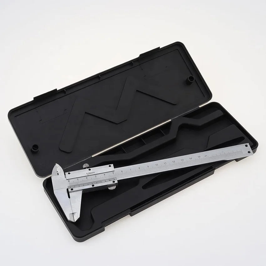 150MM 200MM 300MM Vernier Calipers Stainless/Carbon Steel Non Digital Caliper With 0.02mm Precision
