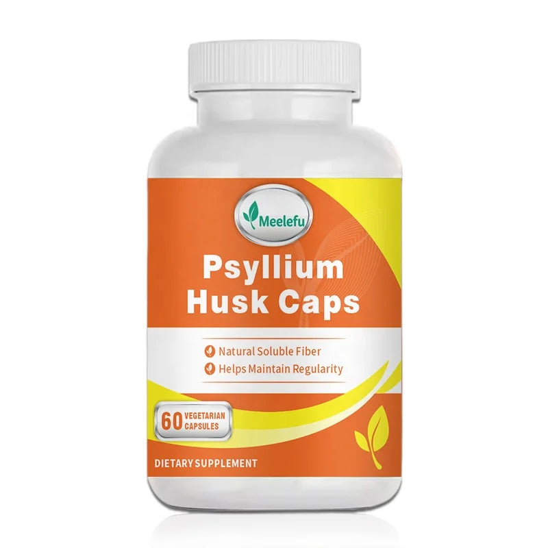 OEM/ODM Psyllium Husk Capsules Fiber Supplement with Lactobacillus Acidophilus for Support Digestion Health and Regularity MegaBDM