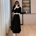 Fall Casual 2 Piece Set for Women Top And Corduroy Skirts Set Clothing Wholesale