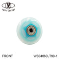 Furniture Caster Wheel 60mm Polyurethane Swivel WB04060LT90-1 Sky Blue Silent Wheel YEOU CHERNG MegaBDM