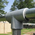 Hot Dipped Galvanized 43mm Steel Pipe Clamp Fitting 1 5/8'' Corner Connector Chain Link Fence Trellis Gates Fastener Durable UV