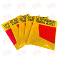 Australia Trailer Safety Warning Sign Reflector Sticker Reflect DO NOT OVERTAKE TURNING VEHICLE Class 1 Reflective Sign Board