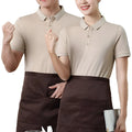 OEM Custom Work Uniform Polo Shirt Corporate T Shirt Logo Printing Short Sleeve Embroidery Advertising Shirt Catering Wear Polo