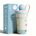 Northfox 470ml Kids BPA Free Double Wall Vacuum Insulated 304 Stainless Steel Water Bottle with Flip Lid for Gifts