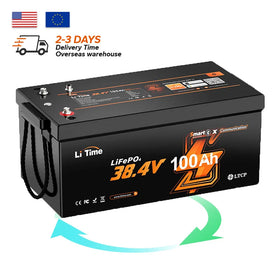 US Stock Factory Direct 36V 100Ah Smart Lithium Golf Cart Battery RS485 Communication Group 8D for Club Car EZGO Yamaha Supply