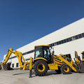 TDER Wheel Backhoe Loader With Price Mini Tractor Loader Backhoe Excavator With Digger Machine Traktor