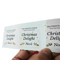 Custom Printed Waterproof logo Stickers Gold Foil Candles Label for Jars Labels with Strong Adhesive