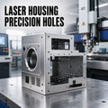 Durable Sheet Metal Laser Equipment Parts with Precision Cut Holes Custom Housing for Industrial Machines MegaBDM
